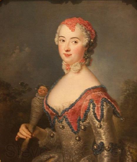 antoine pesne Portrait of Charlota Fredrika Sparre Germany oil painting art